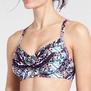 EUC Athleta Marrakesh Twister Bikini Top 40 B/C
